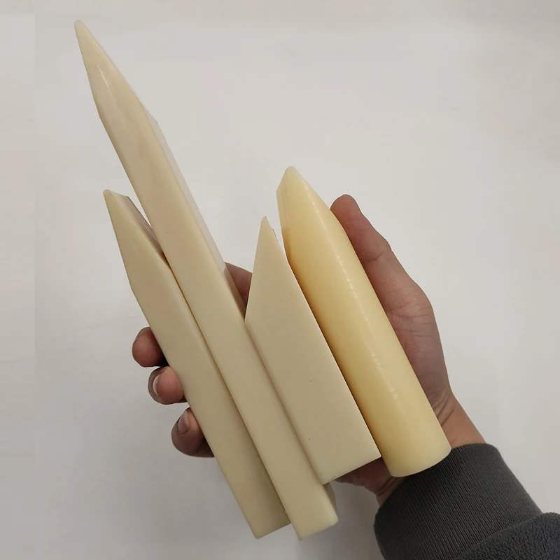 2pcs Nylon Punch Knock Rod Pit Dent Edge Repair Pad Iron to Avoid Damage Paint Sheet Metal Car Body Dent Repair Tools