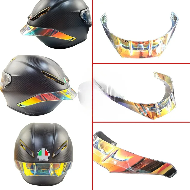 Motorcycle Helmet Accessories AGV Color Spoiler Pista GP/GPR Corsa/Corsa R Motorcycle Helmet Accessories,20 colors