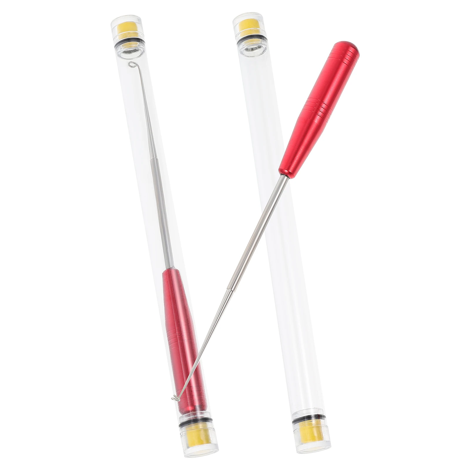 

2pcs Fish Hook Remover Tool Blind Decoupler Stainless Steel Easy Operate Fits Palm Outdoor Fishing Sturdy Material Long