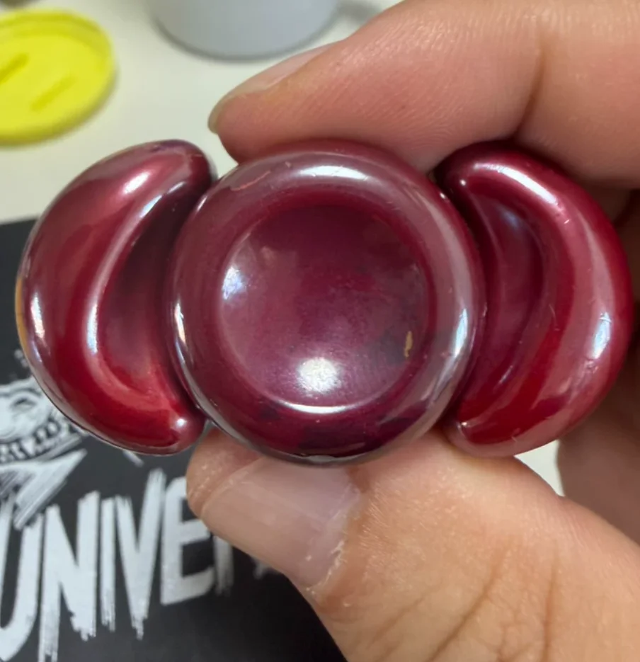 Used EDC Wanjie Blood Copper edan Copper Stress Relief Toy Haptic Spinner Fingertip Gyroscope Decompression Toys For Adult