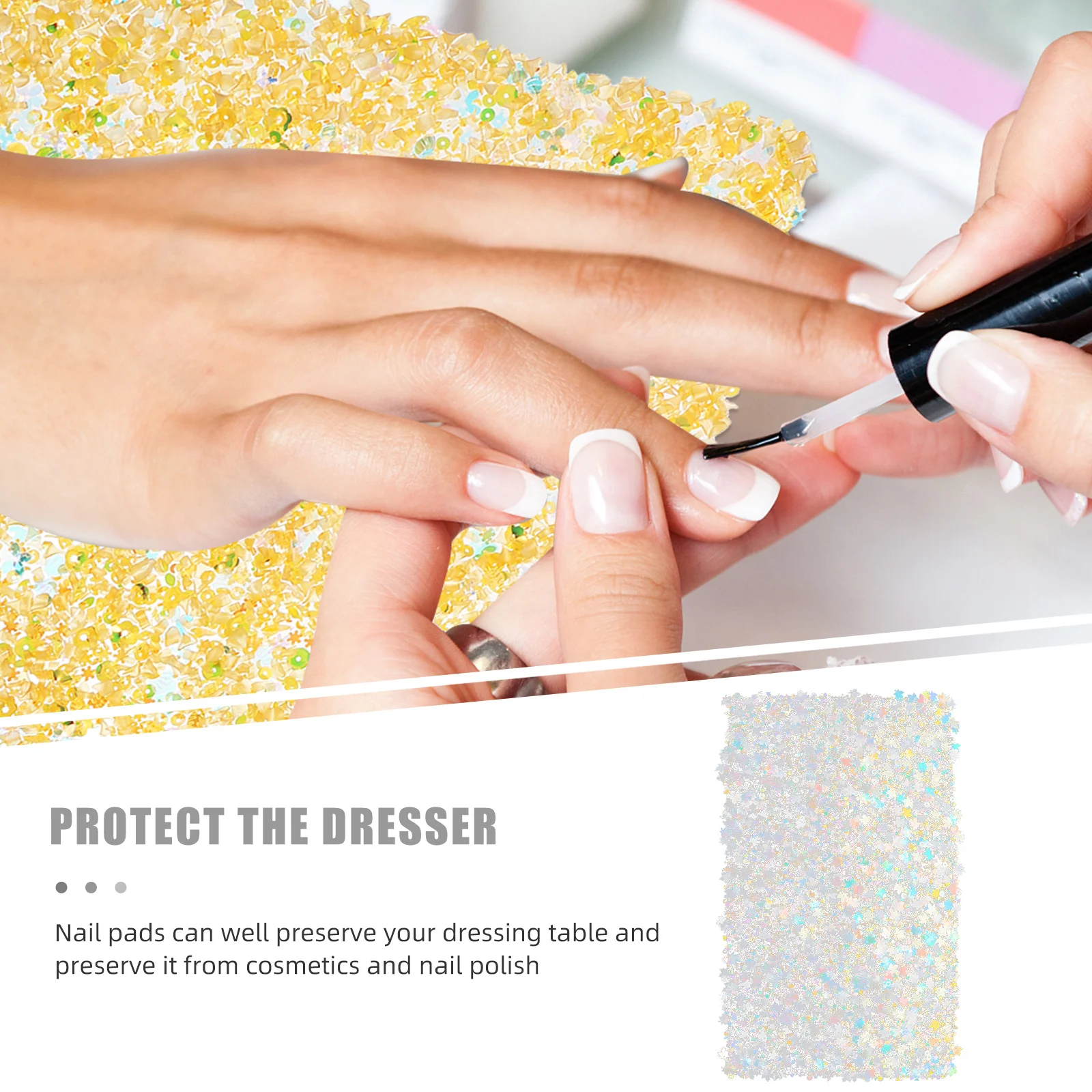 Nail Art Handmat Opvouwbaar Glanzend Hars Manicure Handkussen Bescherm Kaptafel Nail Art Accessoires Manicure Tool