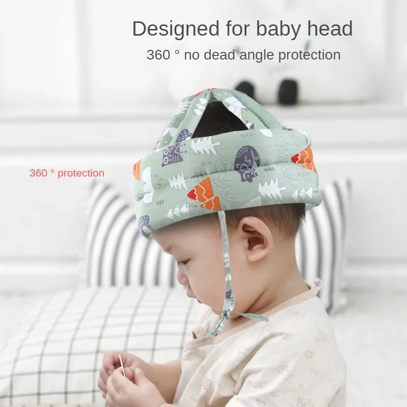 Anti Collision Head Learning To Walk Baby Walking Hat New Baby Headrest Anti Fall Device Head Breathable Safety Protection Pad