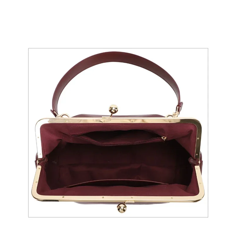 Retro-Rahmen-Clutch-Handtasche im europäisch-amerikanischen Stil, große Muscheltasche, Designer-Luxus-Abendtasche, modische Schultertasche – Detail 2