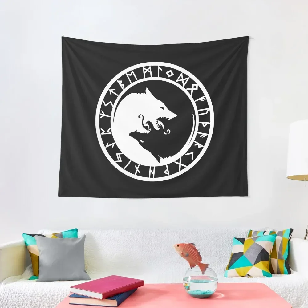 

Fenrir /// Rune Circle (Variant II) Tapestry Room Design Living Room Decoration Home Decorations Tapestry