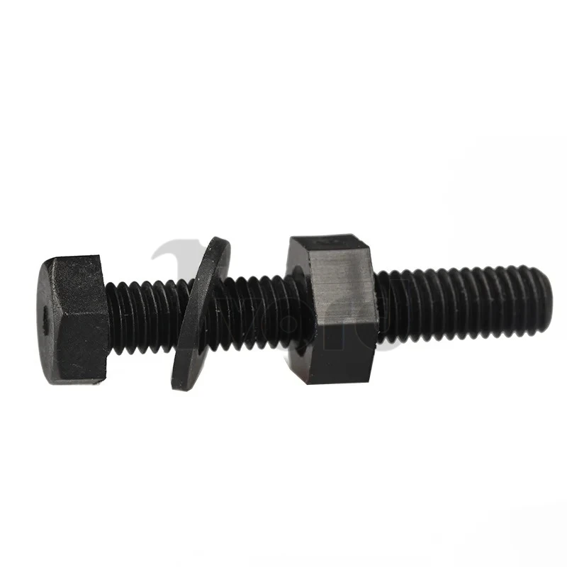 M3 M4 M5 M6 M8 M10 M12 الأسود النايلون الخارجي سداسية مسامير المكسرات غسالات متري الخيوط البلاستيك معزول البراغي مجموعة #3