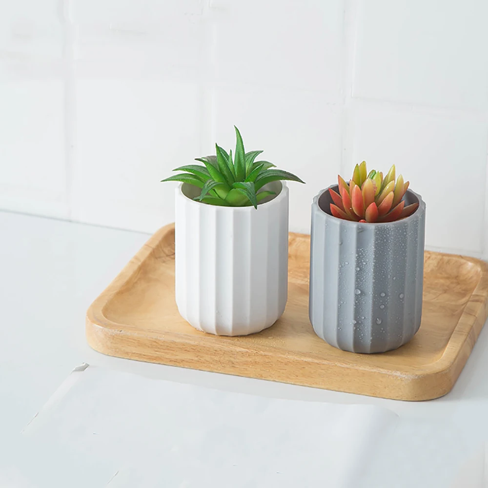 حامل قلم من السيليكون بسيط بلون حامل قلم سطح المكتب منظم سطح المكتب حامل قلم قرطاسية الطالب