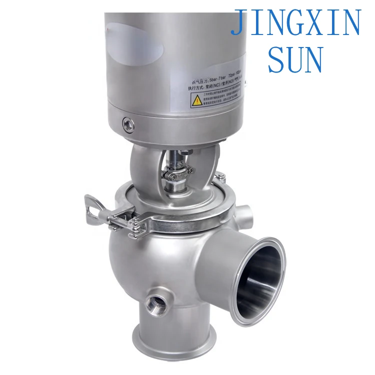 316L Jacketed Type Insulation divert seat Valve reversing control valve