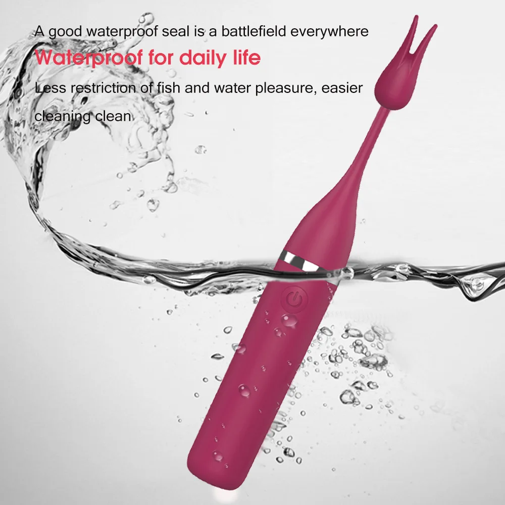 Adult product 3-head charging G-spot vibration female god of war honey bean massage AV stick adult sex toy view 2