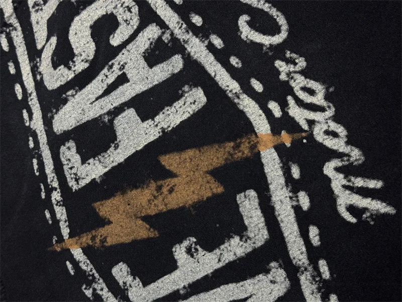 الساحل الغربي تي شيرت خمر العين الحمراء الجمجمة طباعة الرجال النساء المتضخم عادية أسود قصير الأكمام تي شيرت