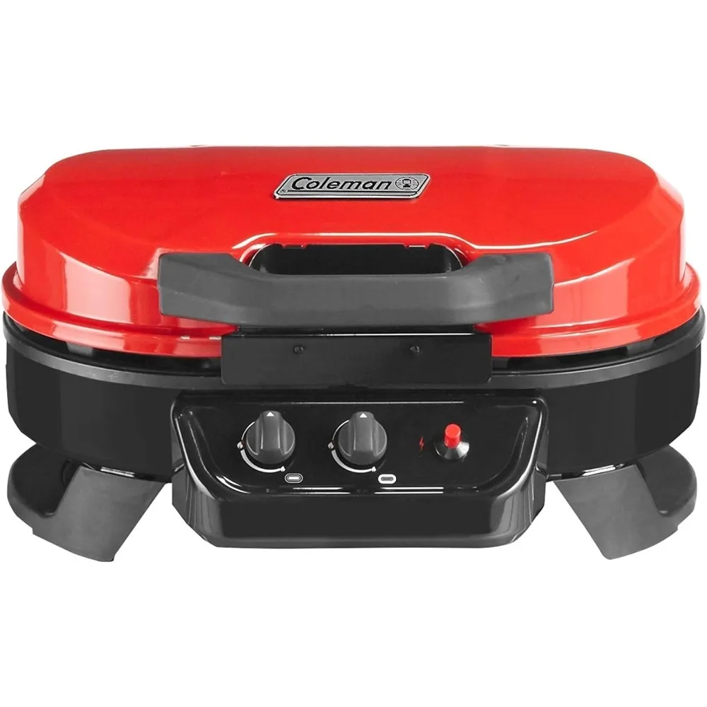 RoadTrip 225 Portable Tabletop Propane Grill, Gas Grill with 2 Adjustable Burners, Instastart Ignition,