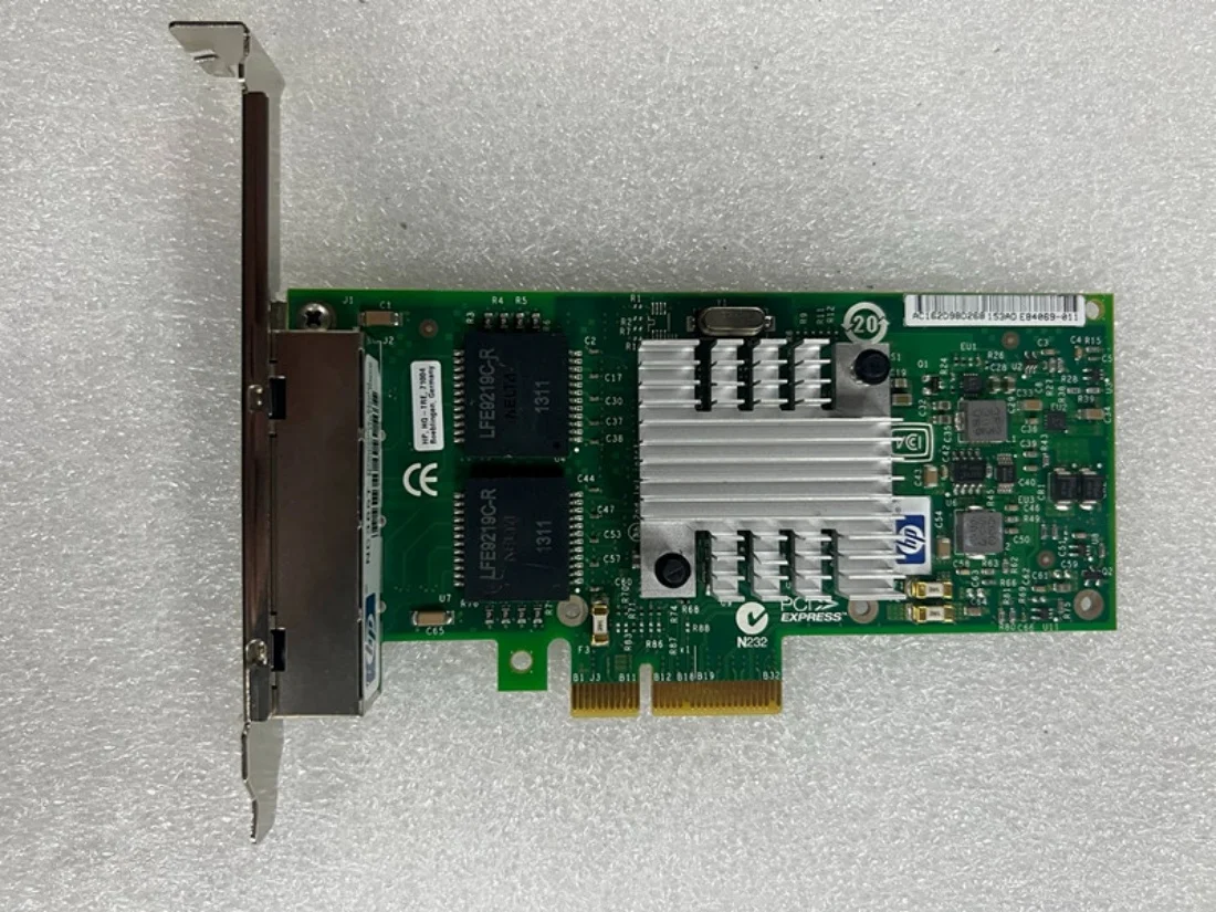 Uesd NC365T 593743-001 593720-001 i340-T4 Network Card Quad Port RJ-45 Ethernet