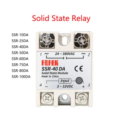 1PCS High Quality Solid State Relay SSR-10DA/25DA/40DA/50DA/60DA/75DA/80DA/100DA New
