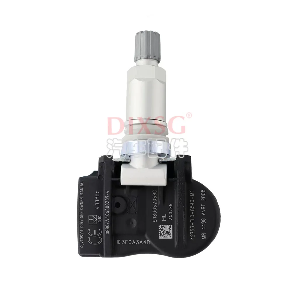 4 шт. датчик TPMS 42753-TL0-G540 датчик давления в шинах для Acura Honda QOROS 42753TL0G540 TPMS автозапчасти