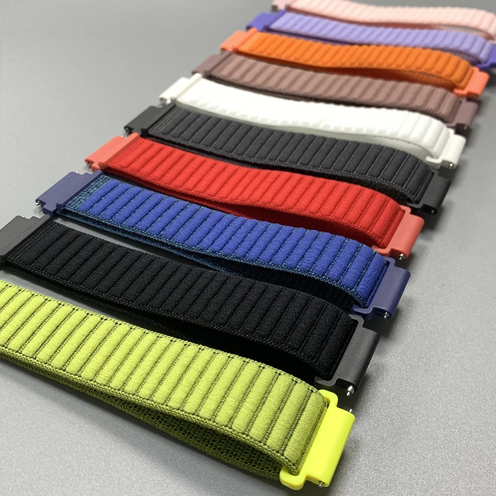 20mm 22mm Nylon loop strap For - đánh giá và giá Sport Loop Velcro