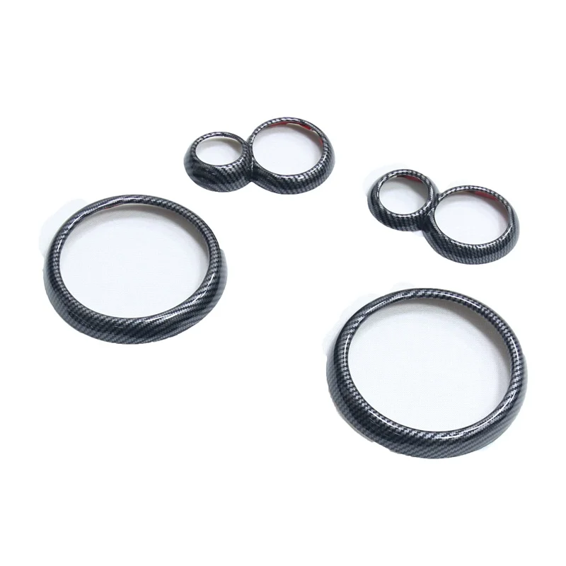 

Накладка на кольцо дверного динамика из углеродного волокна, подходит для Mini Cooper R50 R52 R53
