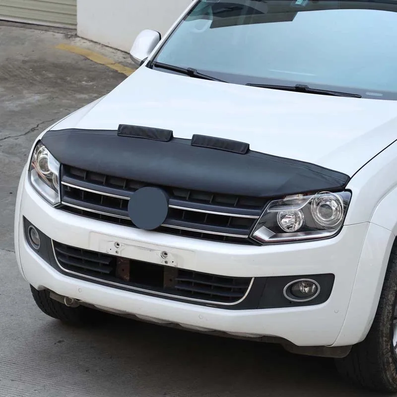 For Volkswagen Amarok 2011-2018 Car Hood Cover Stone Deflector Hood Protection Shield Sand Block Exterior Accessories
