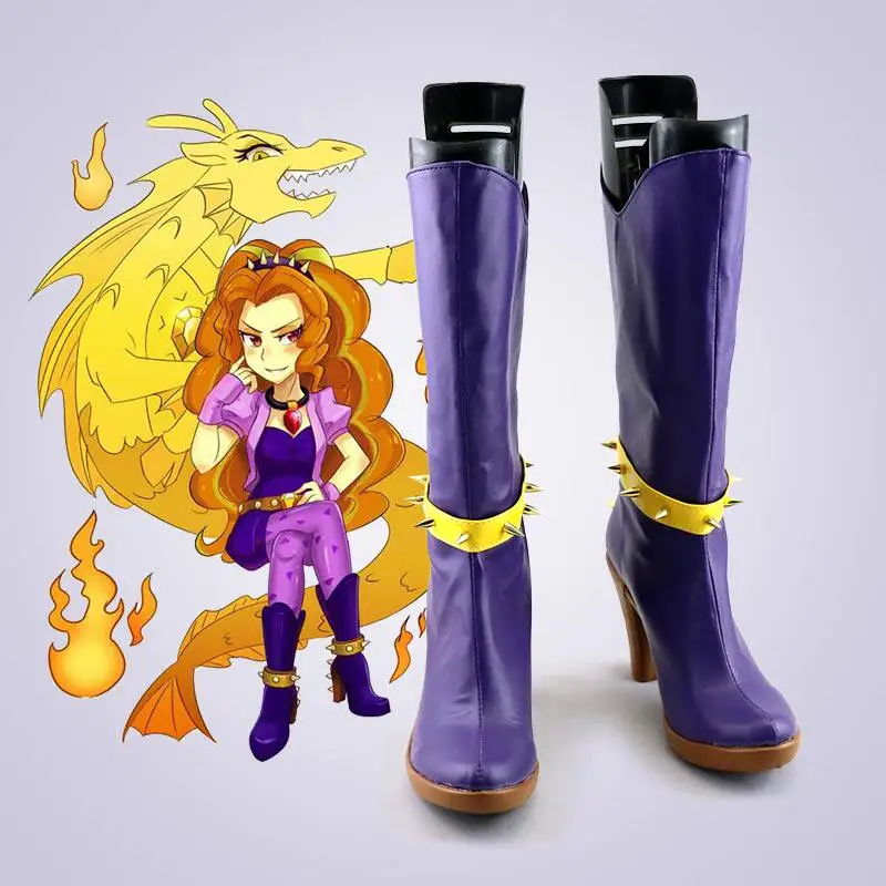 

Обувь для косплея Anime Adagio Dazzle, ботинки на высоком каблуке для девочек, для Хэллоуина, для ролевых игр