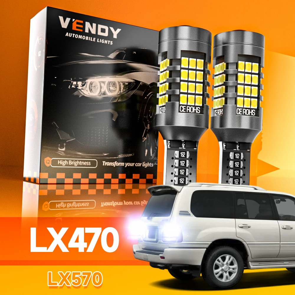 

2pcs For Lexus LX470 LX570 2000-2017 LED Reverse Light Backup Lamp 2002 2003 2007 2008 2009 2010 2011 2012 2013 2014 Accessories