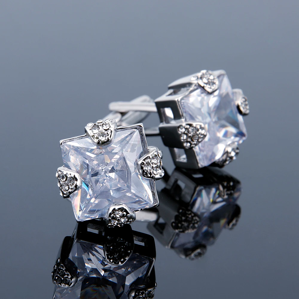 

Cufflink for Men TOMYE XK18S023 High Quality Zircon Creative Design Decoration Fashion Casual Cuff Links