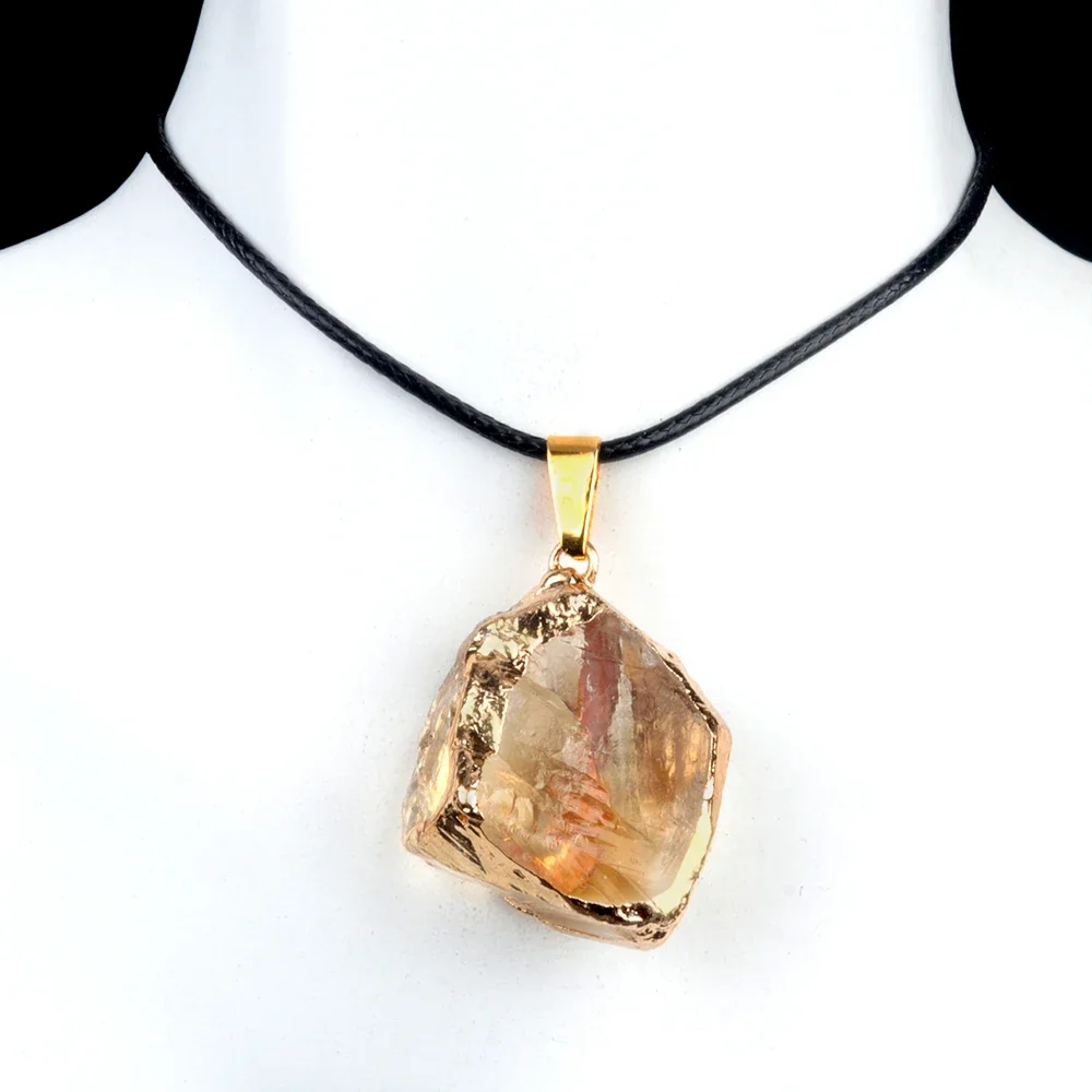 Natural Irregular Shape Stone Pendants for DIY Jewellery Making