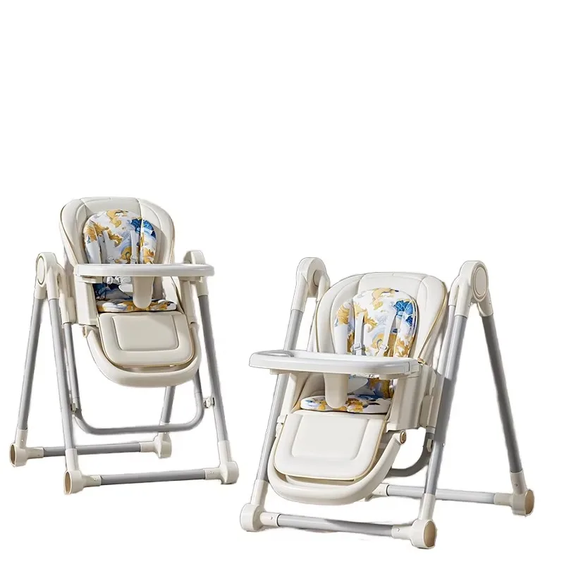 Multifunctional Baby Dining Chair Children's Learning & Growth Booster Adjusting Reclining Rocking for Infants 0-4 Years Old