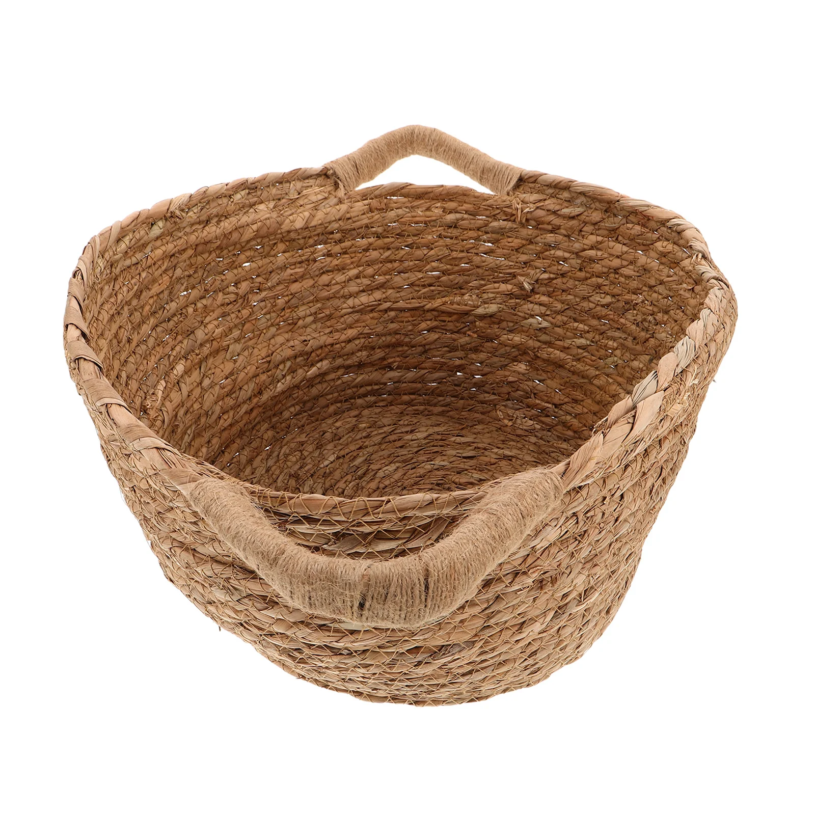 

1pcs Newborn Photography Basket Khaki Handwoven Woven Straw Baby Posing Prop For Nursery Shower Milestone Photo Sessions