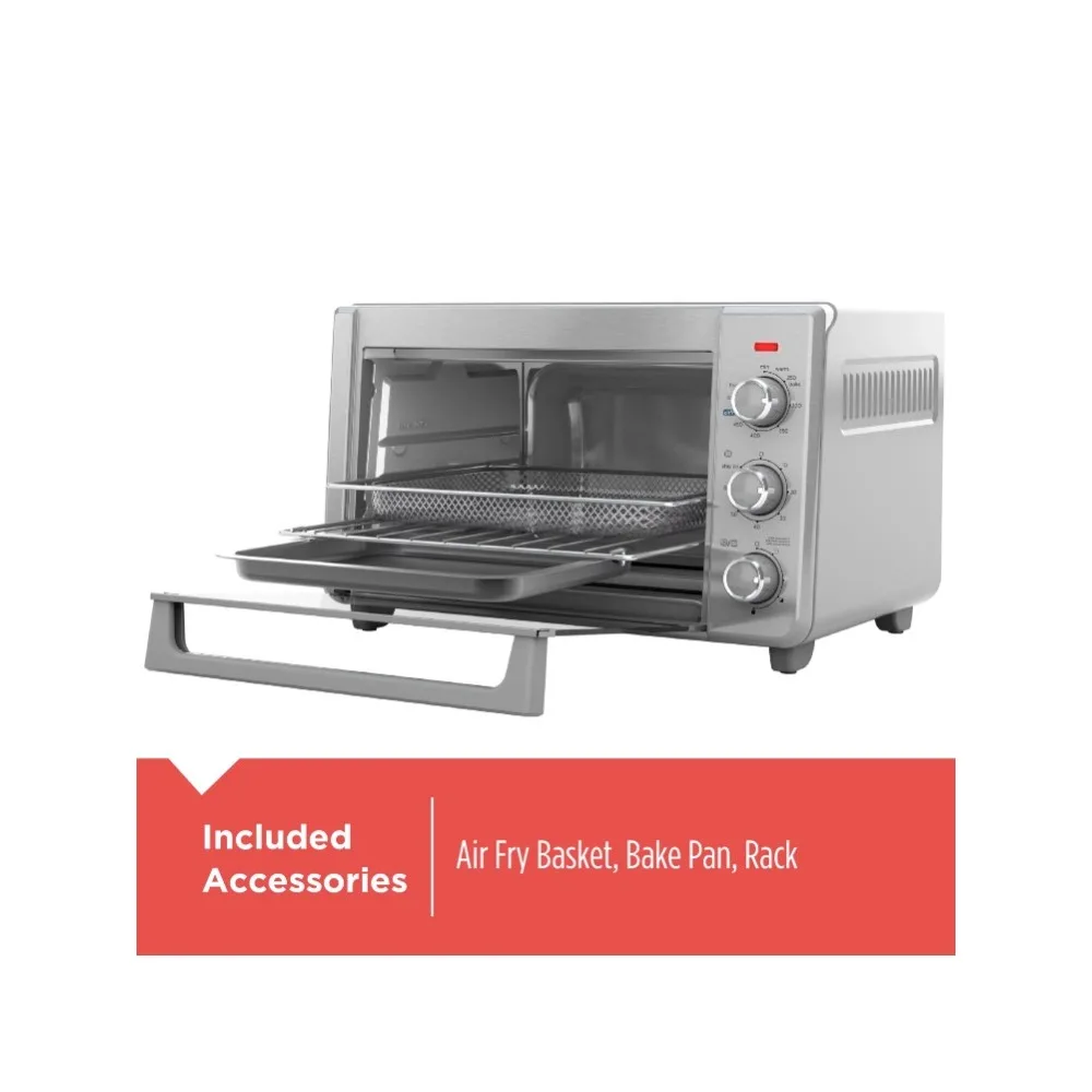 Air Fry Toaster Oven,Air Fry Technology ,make cleanup a breeze,bake, brown, and crisp ,Convection technology