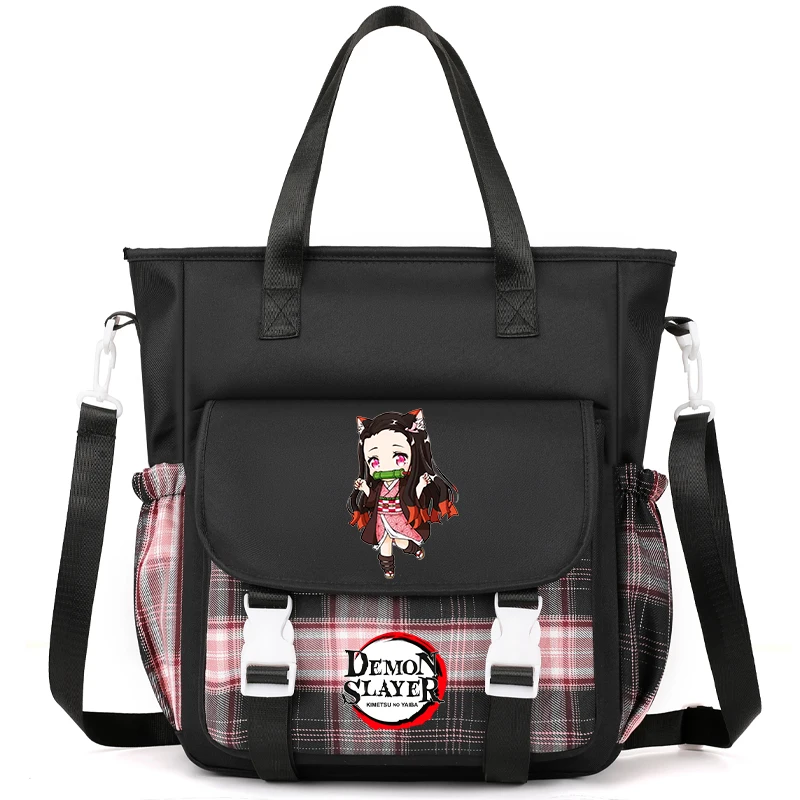 

Demon Slayer Shoulder Bag for Teenage Student Girl Boy Back To School Handbag Women Tote Bag Rucksack Ladies Anime Messenger Bag