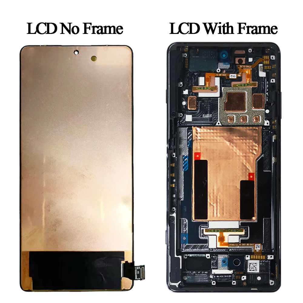 Imagem -03 - Display Lcd Amoled e Digitalizador de Tela Sensível ao Toque para Xiaomi Black Shark Pro Shark Ktus-h0 667