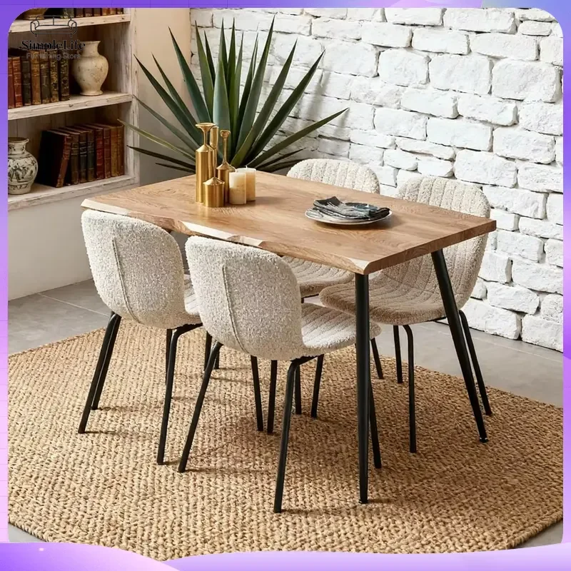 

Mid-Century Modern Rectangle Coffee Table for Living Room Small Space Friendly Minimalist Wooden Coffee Table with Storage