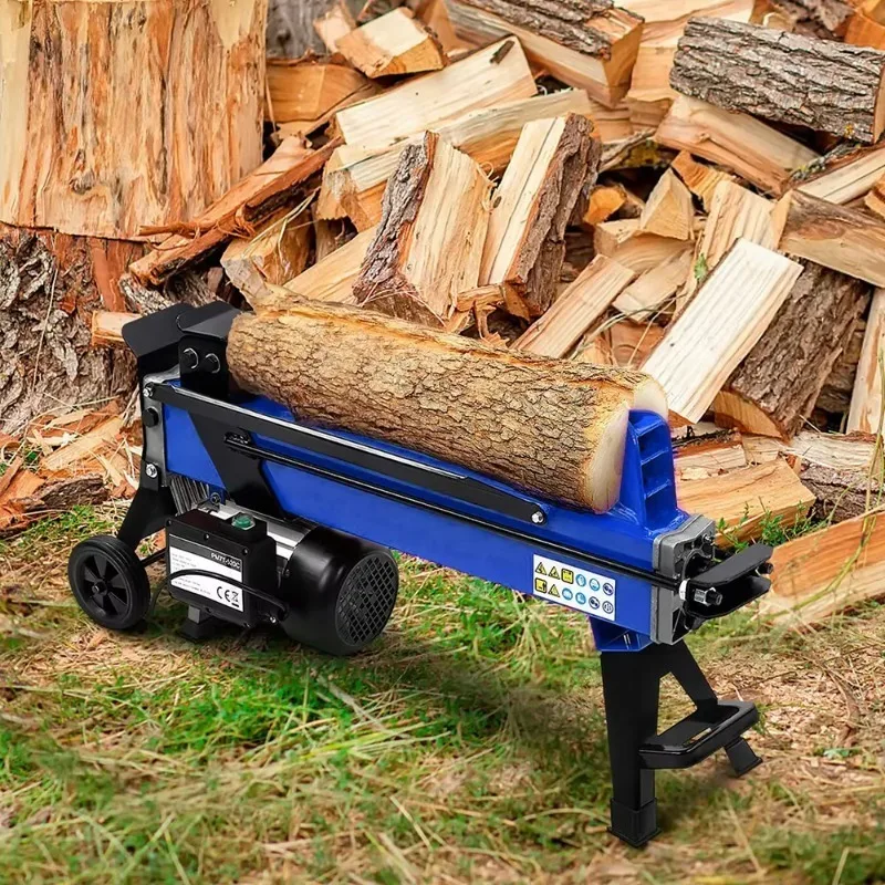 China Forestry Machinery 5 Ton Hydraulic Log Splitter Electric Wood Log Splitter on Sale