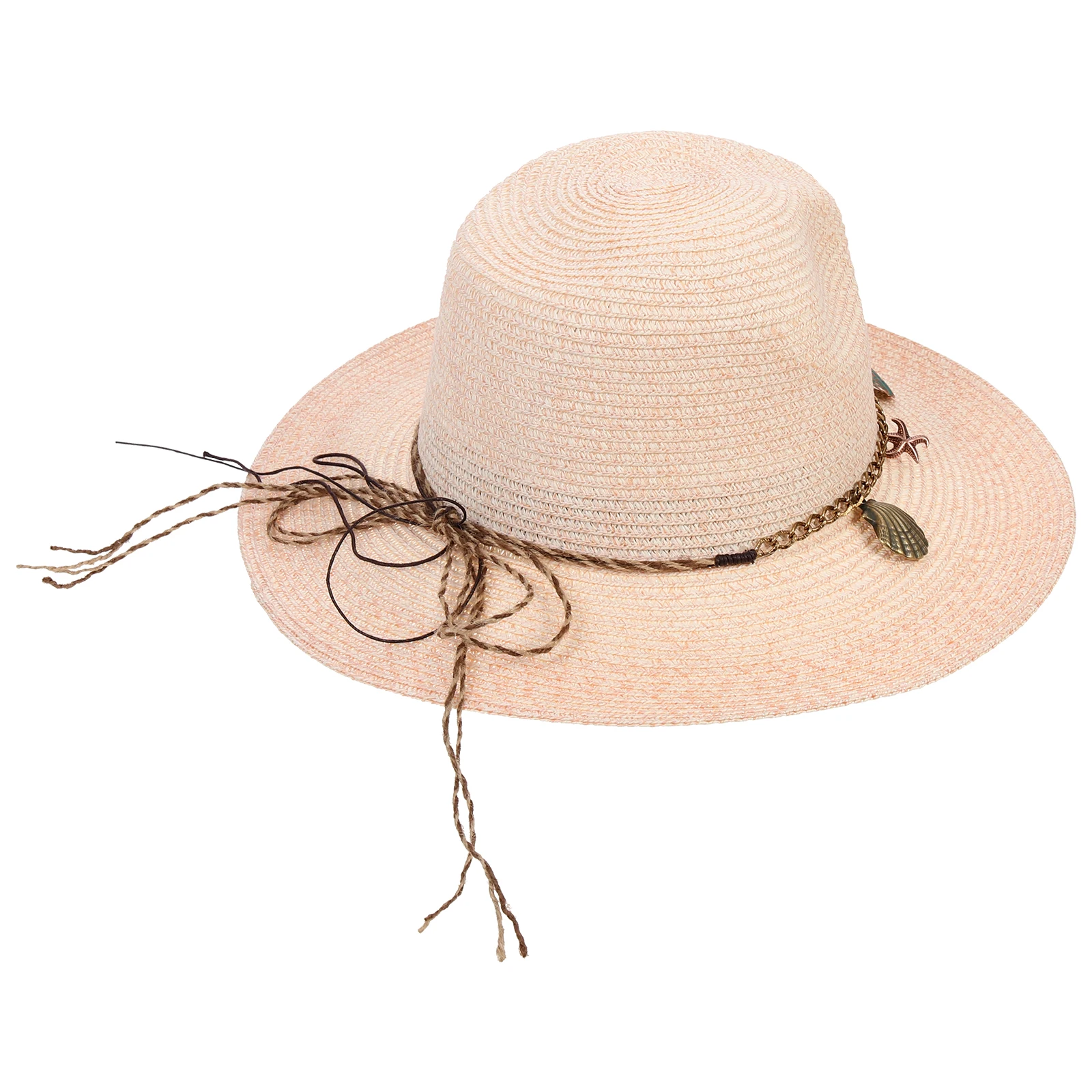 

Woven Sun Hat Fashionable Women Summer Straw Beach Bucket Hats Anti UV Outdoor Travel Hiking Gardening Camping