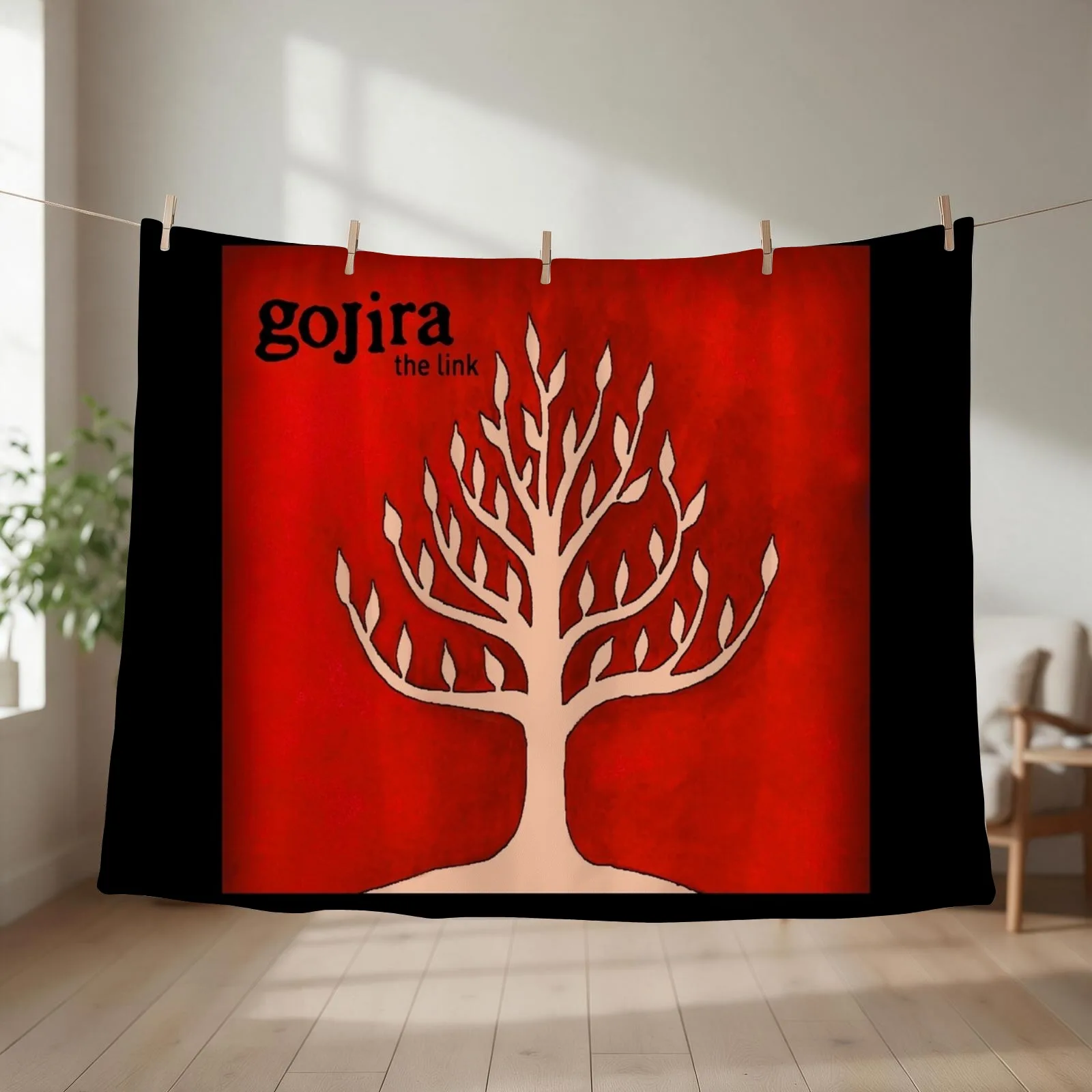 Gojira the link Throw Blanket couch cozy soft plush fuzzy picnic outdoor blanket