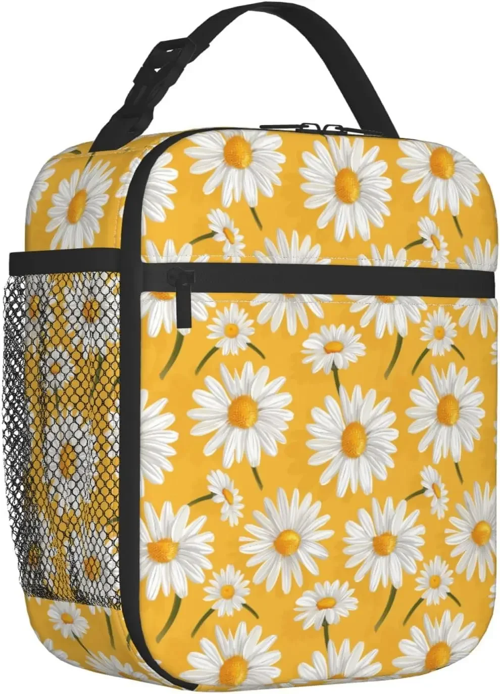 حقيبة غداء معزولة من OSAM SPACE للبالغين، صندوق غداء قابل لإعادة الاستخدام، حقيبة تبريد محمولة، حاوية غداء كبيرة لنزهة العمل (أصفر