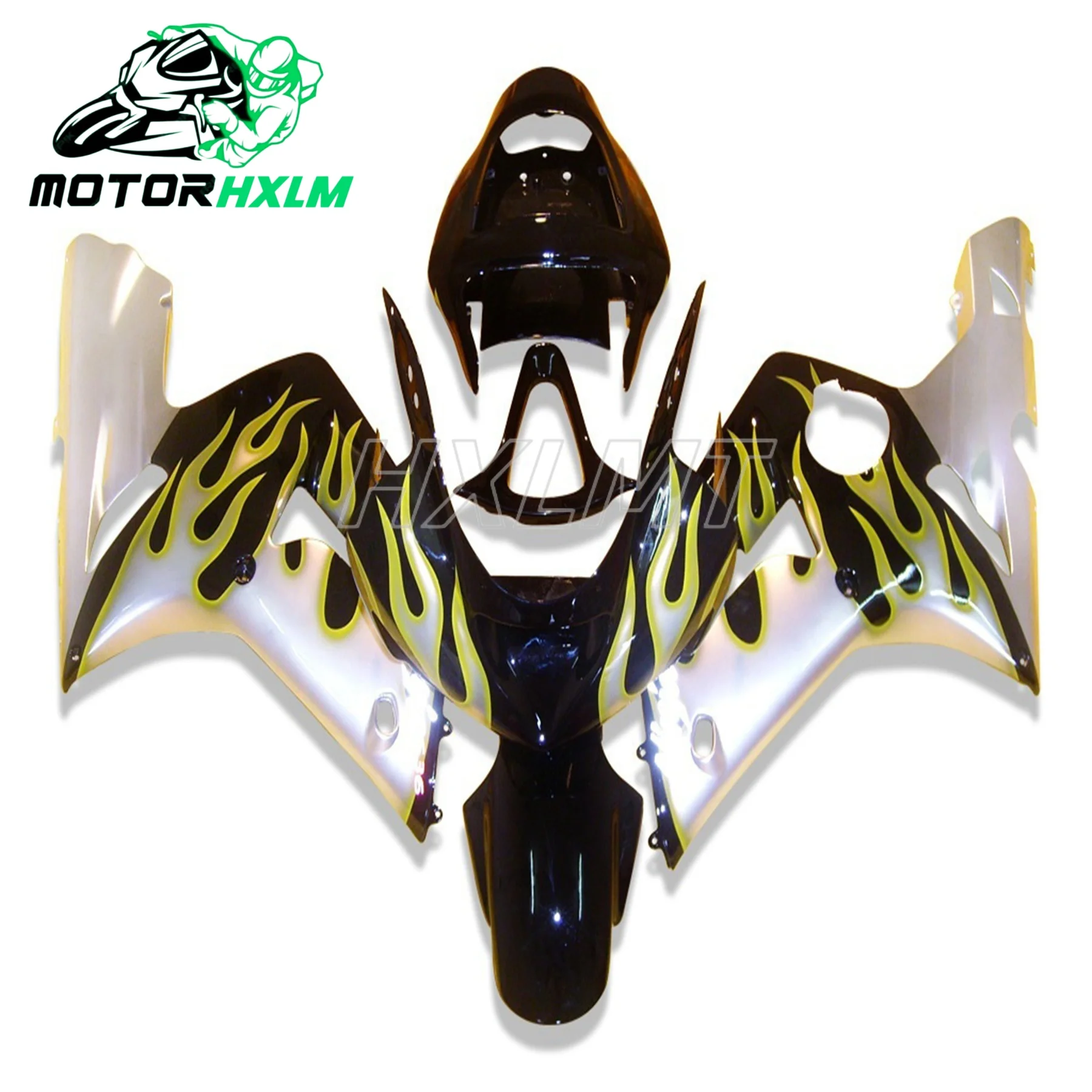 

New ABS Plastic Shell Motorcycle Fairing kit Fit For Kawasaki ZX6R 636 ZX-6R 2003 2004 03 04 Custom full fairings bodywork zxmt