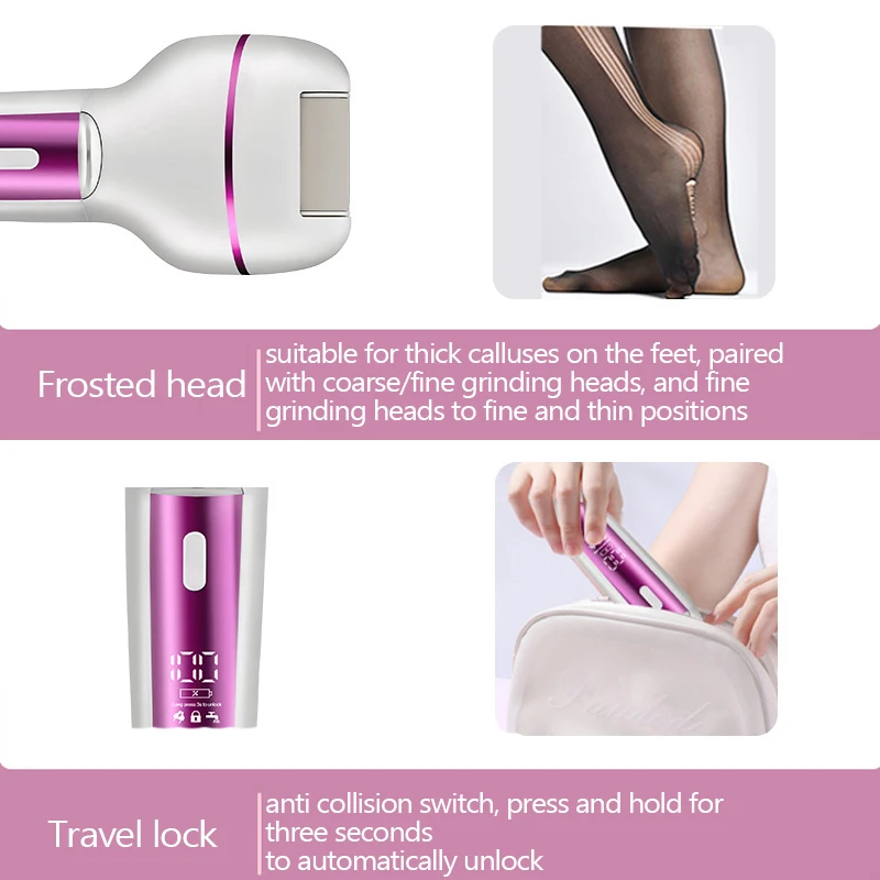 3in1 Rechargeable Women Epilator For Face Body Electric Shaver Female Hair Removal Bikini Trimmer Leg Lady Shaver Callus Remover