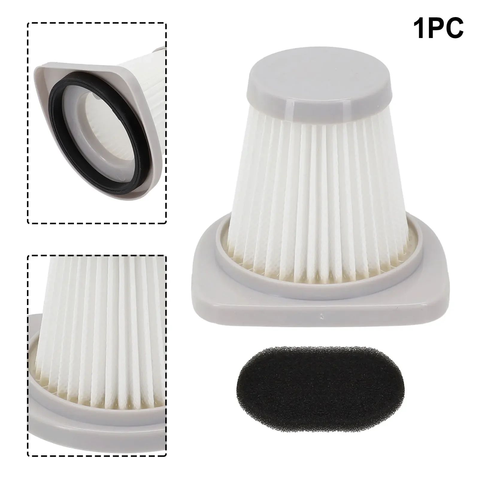 1/2pcs Wired Vacuum Cleaner Filter Washable Wired Vacuum Cleaner Spare Replacement Parts Filter R3S Dust Catcher Filter