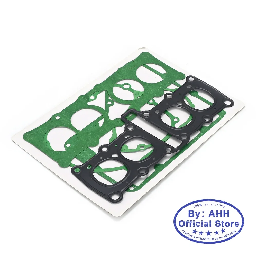 AHH Motorcycle Complete Engine Gasket Cylinder Cover Bottom Overhaul Pad Gasket Set Stator Set For Yamaha FZR250 1HX small ban