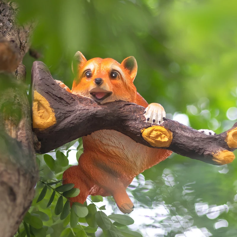 

Наружный настенный светильник с изображением енота, декоративная лампа для животных, современное творчество, освещение сада на заднем дворе, пейзаж, парк-курорт из недвижимости