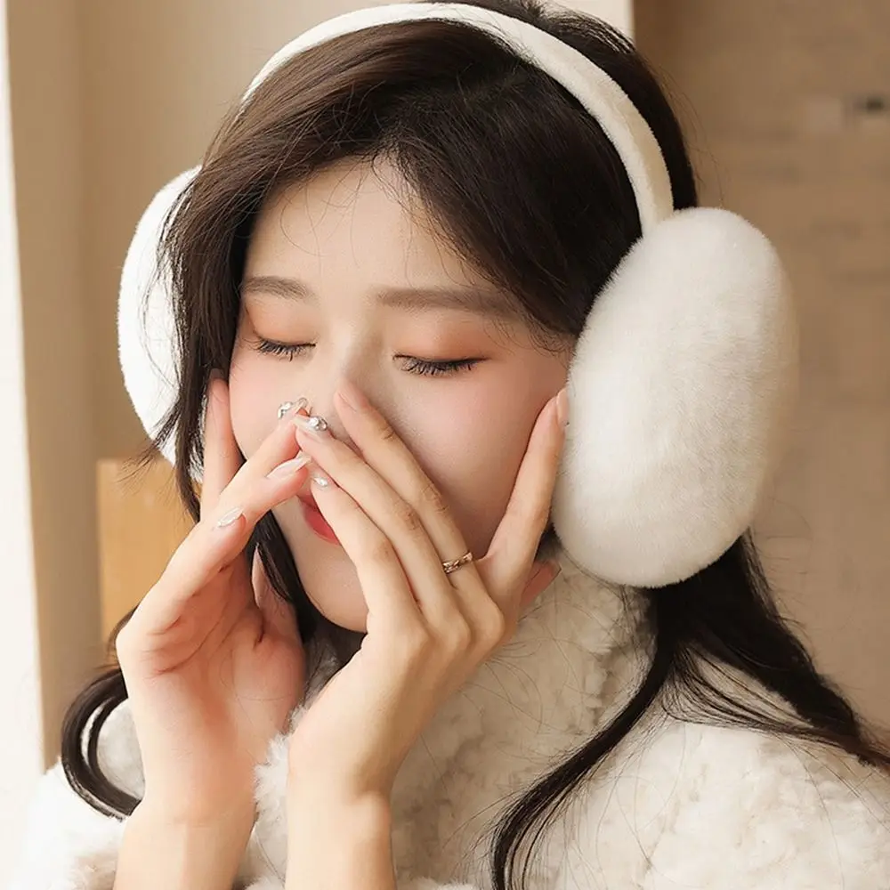 Fashion Winter Warm Soft Earmuffs Cold Protection Warm Cold Protection Folding Ear Warmer Foldable Earflaps Gifts