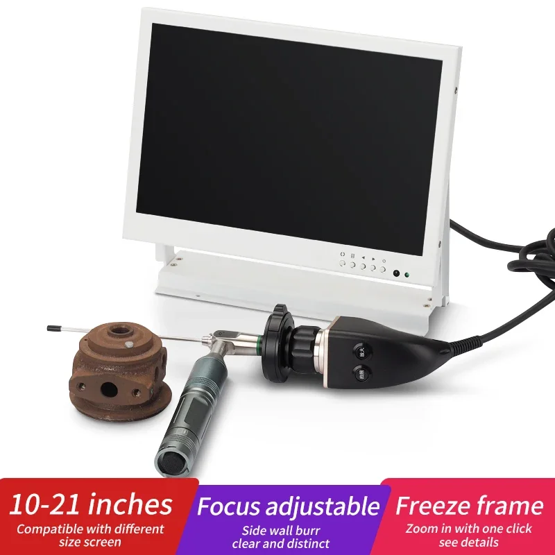 HD2.7mm/4mm Near Focus Industrial Part Burr Detection Hard Rod Endoscope Photography Amplification Precision Casting Camera