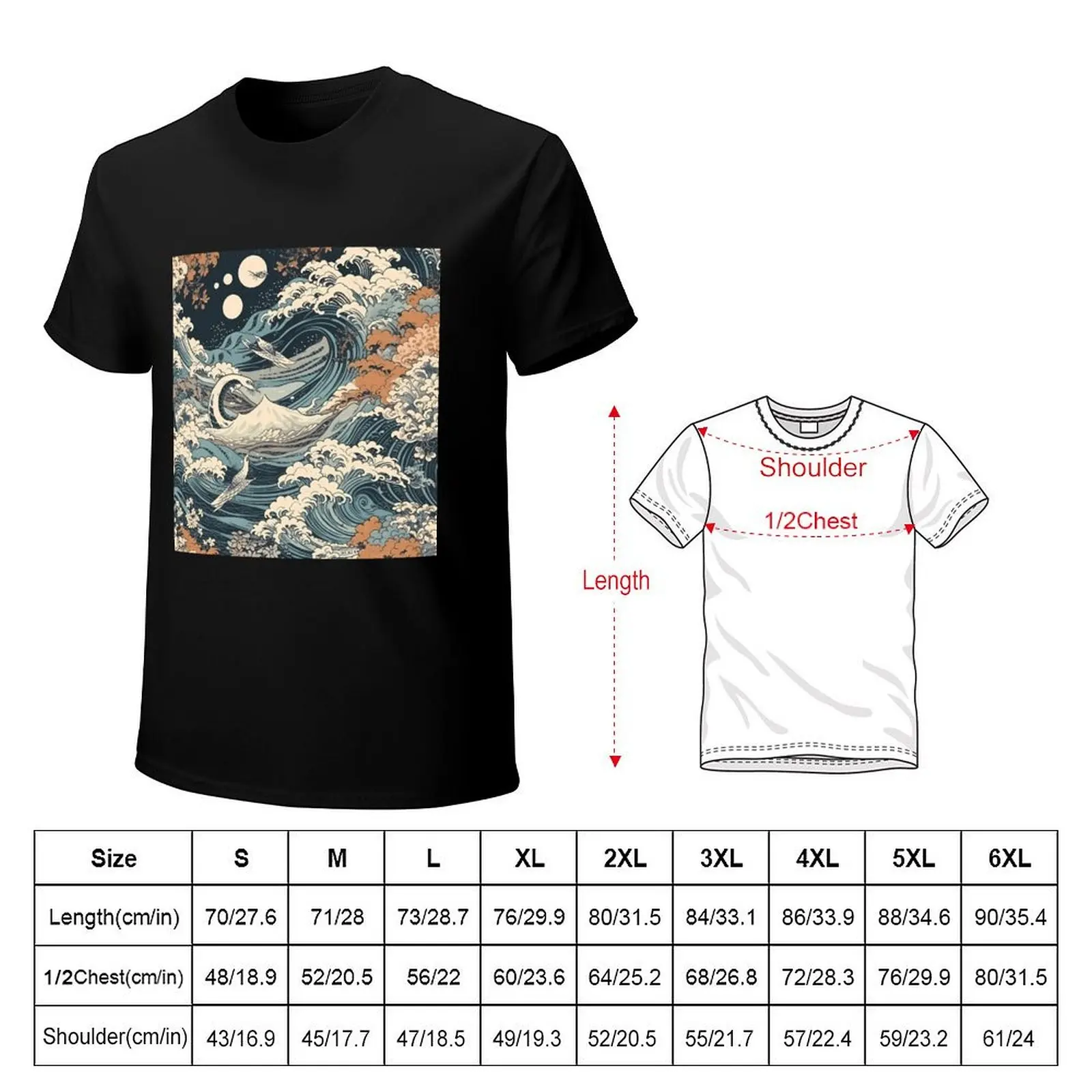 The Eternal Waves: A Hokusai & Kuniyoshi Tribute T-Shirt essential t shirt T-Shirt