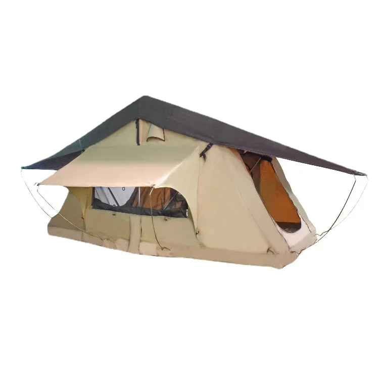 

2 person outdoor foldable camping car top roof tent