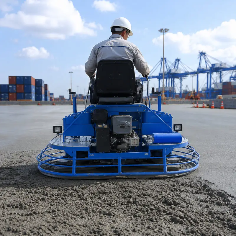Ride on Power Trowel with Smooth Directional Control for Logistics Center Slabs Customized Reliable Concrete Floor Trowel