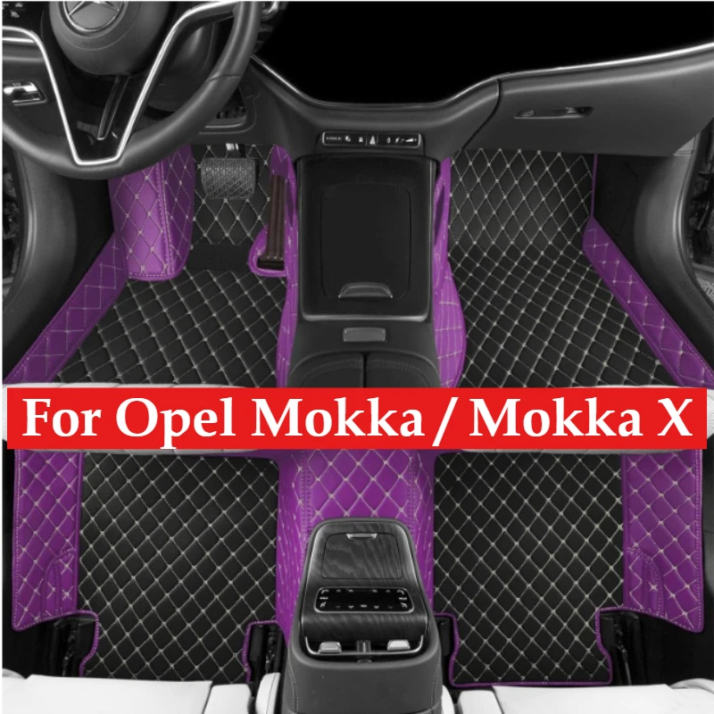 

Custom Car Floor Mats For Opel Mokka / Mokka X 2012-2018-2019 LHD RHD All Weather Fashion Auto Accessories Foot leather Carpets