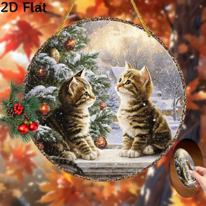 2D Flat - [2D Flat] Sunlight Catcher, Acrylic Colored Sun Catcher, Transparent Double-Sided UV High-Definition 2D Print, 20.32X2