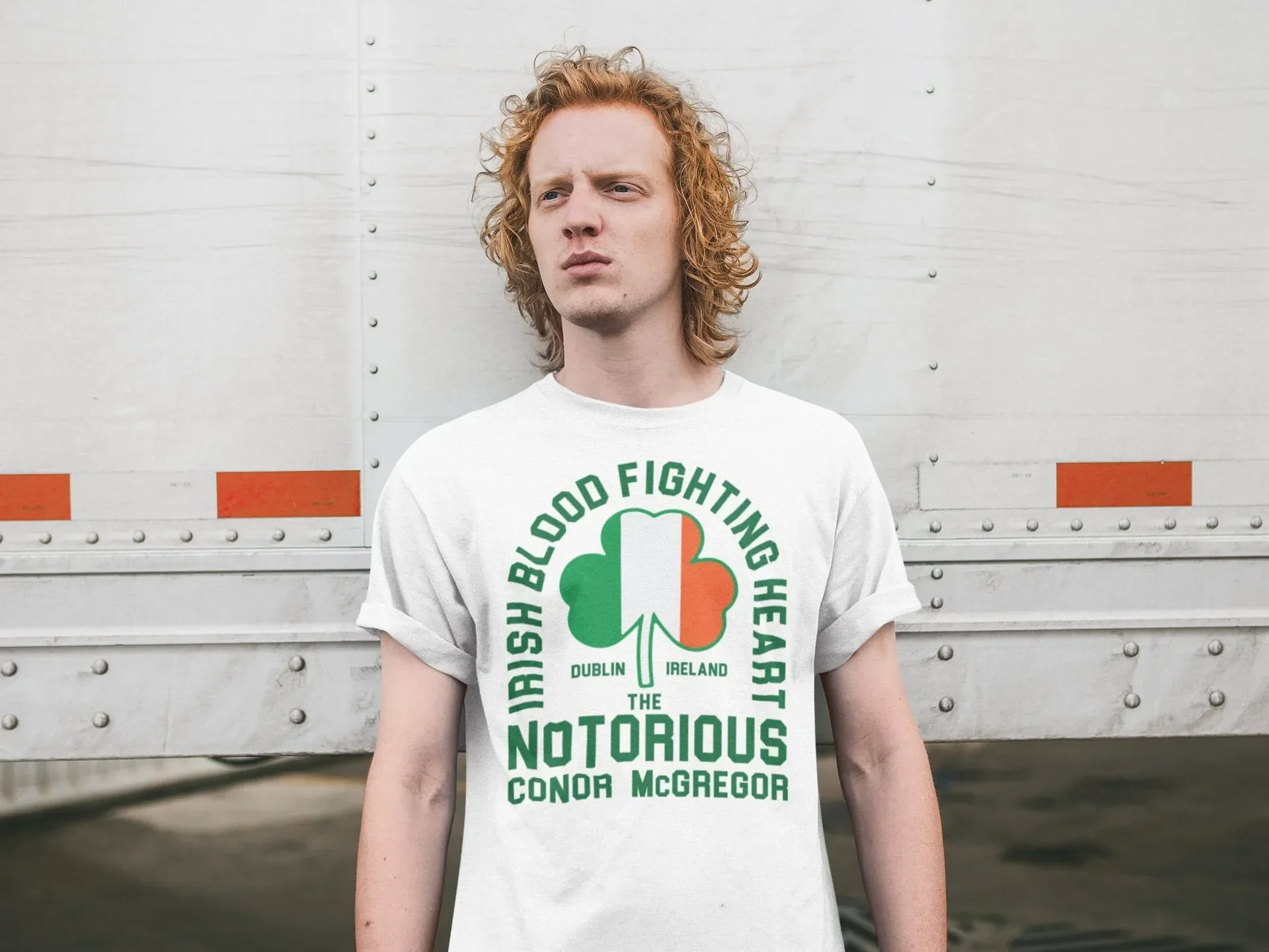 Irish Heart Fighting Conor Mcgregor T Shirt