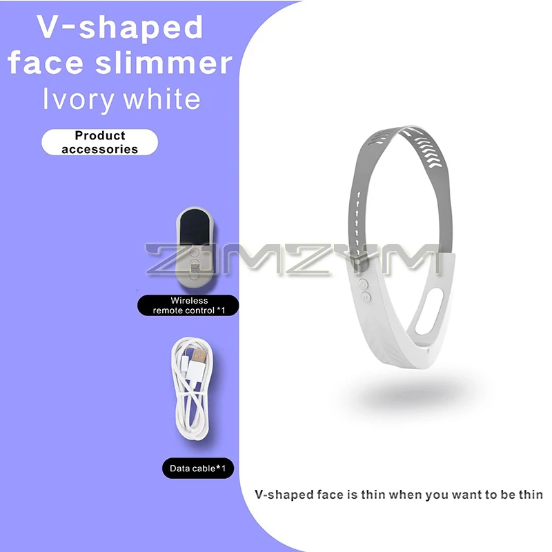 V-Face Beauty Instrument Microcurrent Lifting Vibration Massager Device Double Chin Remover V-Line Up Facelift Shaper Belt