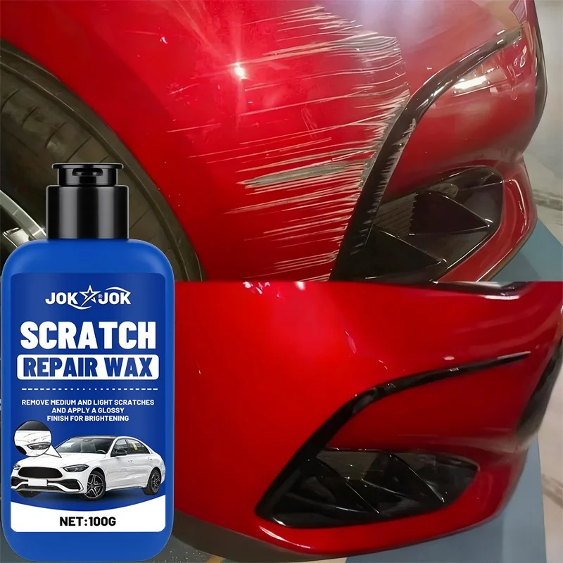 Kit de reparación de rayaduras de coche y juego de pulido, restaurar el brillo, adecuado para todos los colores de pintura, pulidor portátil, alta eficiencia, no abrasivo
