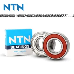 Japan NTN 100% Original Bearing 5/10Pcs ABEC-9 6800 6801 6802 6803 6804 6805 6806 High Speed Slim Thin Deep Groove Ball Bearings